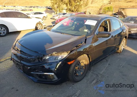 2020 Honda Civic Lx из США, поврежденный, VIN 2HGFC2F66LH589467